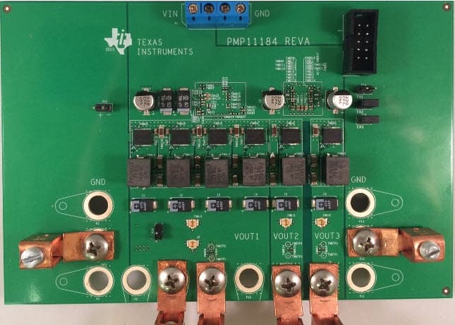 PMP11184.1, High Efficiency, High Power Density 1V/120A (4+1+1) Reference Design for ASIC Processors