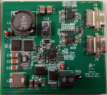 PMP11114.2, Automotive Input Dual Port USB Type C Charger Reference Design