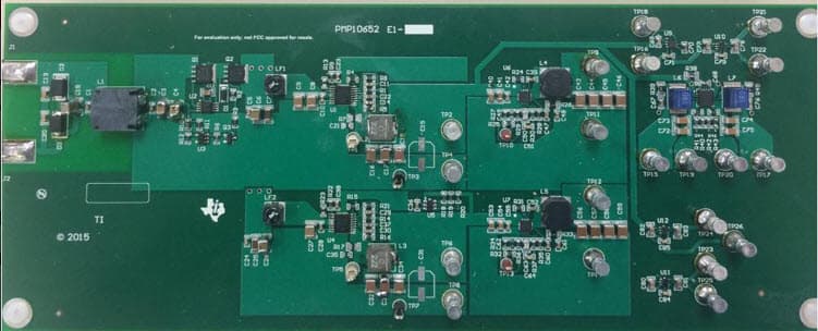 PMP10652.2, System Level reference design for 30W ADAS system with all required Automotive Protections