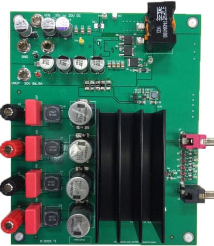 PMP10710, Public Announcement Audio Reference Design utilizing best in class Boost Controller