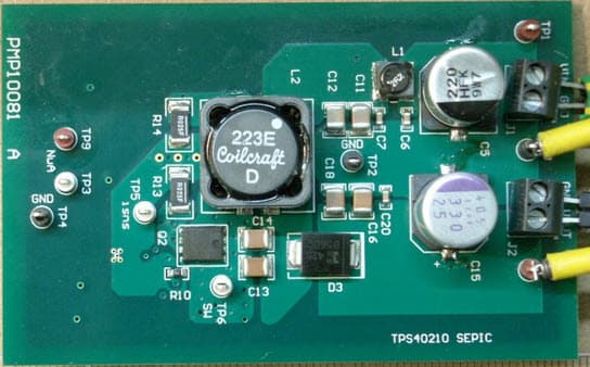 PMP10081, 20W SEPIC Low-Cost Lead Acid Battery Charger Reference Design