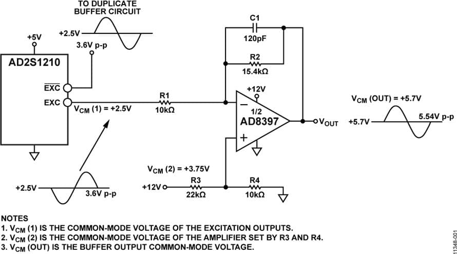 Integrated High Current Driver for 10-Bit to 16-Bit Resolver-to-Digital Converter