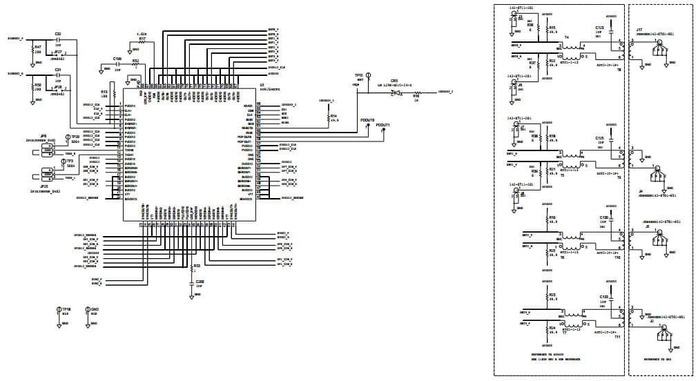 AD9154-FMC-EBZ, FMC Evaluation Board for evaluating AD9154 Quad, 16-Bit, 2.4-GSPS, TxDAC+ Digital-to-Analog Converter