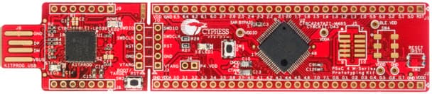 CY8CKIT-043, PSoC 4 M-Series Prototyping Kit is a low-cost platform for prototyping products using the PSoC 4 M-Series device family