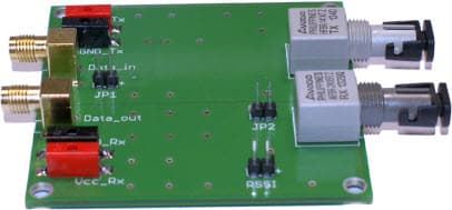 AFBR-0550Z, Evaluation Kit for the HFBR-1414PTZ Fiber Optic Transmitter and the AFBR-2419TZ Fiber Optic Receiver