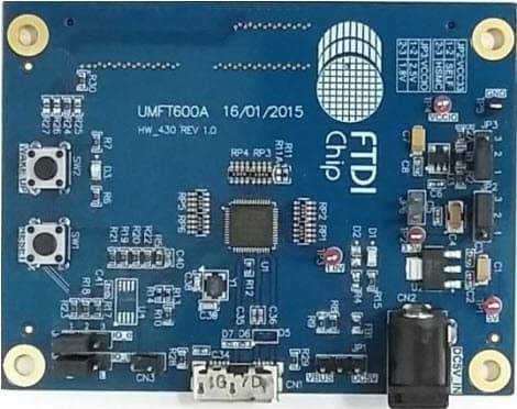 UMFT600A, FIFO to USB 3.0 Bridge Evaluation Board with 16-Bit FIFO bus, HSMC connector for interfacing the FT600Q USB Interface IC