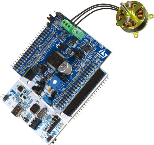 P-NUCLEO-IHM001, Motor Control Nucleo Pack Development Kit with NUCLEO-F302R8 and X-NUCLEO-IHM07M1