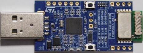 STEVAL-IDS001V4M, Evaluation Board based on the SPIRIT1 SPSGRF-868 868-MHz RF USB Dongle Module