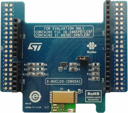 X-NUCLEO-IDB05A1, Bluetooth Low Energy Expansion Board based on SPBTLE-RF Module for STM32 Nucleo