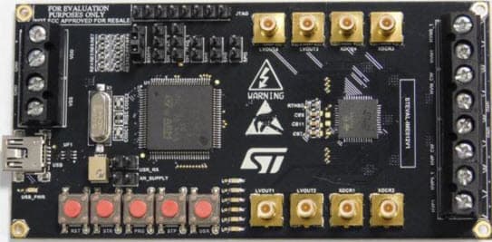 STEVAL-IME012V1, Evaluation Board based on the STHV749 Cost effective ultrasound pulser IC