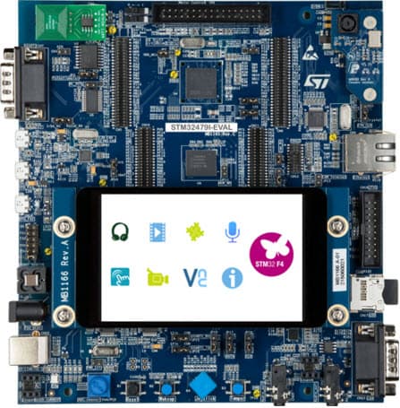 STM32479I-EVAL, Evaluation Board with STM32F479NI MCU