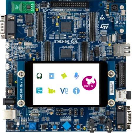 STM32469I-EVAL, Evaluation Board with STM32F469NI MCU