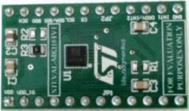 STEVAL-MKI161V1, LSM6DS0 Adapter Board for a Standard DIL24 Socket