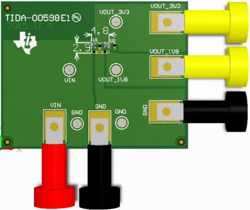 TIDA-00598, Low Noise and Small form Factor Power Management Reference Design for CC256X Bluetooth Controller