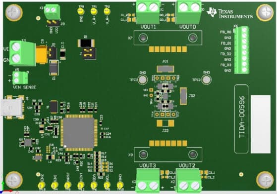 TIDA-00596, Small Solution Size Multi Rail Reference Design for Server Line Card