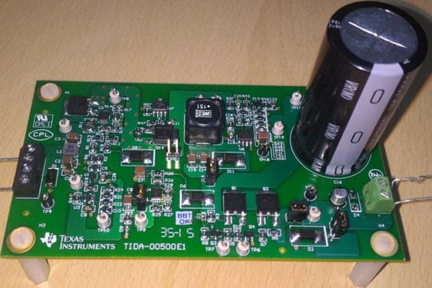 TIDA-00500, Capacitor-based Backup Power Supply for PLC Modules Reference Design