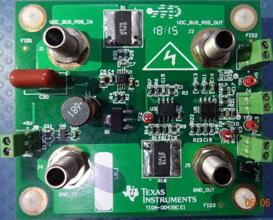 TIDA-00442, Shunt based Ground Fault Protection for Inverters Powered from 220Vac Supply Reference Design