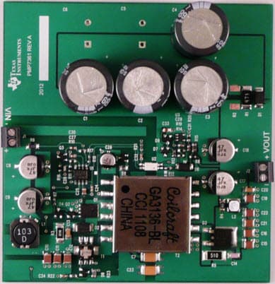 PMP7361, 18-60VDC Input Isolated Flyback Reference Design with a 54V/1.1A Output