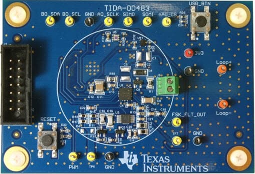 TIDA-00483, Dual Sensor Measurement Using Single Current-Loop with FSK Modulation Reference Design