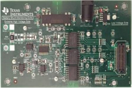 TIPD201, Isolated Current Shunt/Voltage Measurement Reference Design for Automotive Battery Pack Monitoring