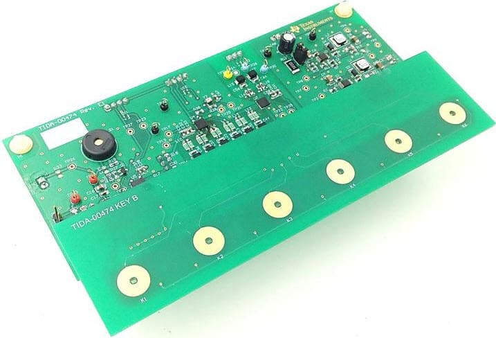 TIDA-00474, Robust, High Res Capacitive Touch/Proximity Sensing User Interface (UI) w/LED Lighting Ref Design