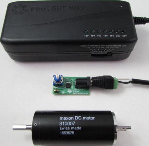 TIDA-00786, Ultra Small Brushed DC Motor Current Regulation Reference Design