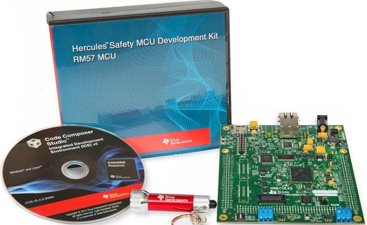 TMDXRM57LHDK, RM57L Hercules Development Kit (HDK) based on the RM57L843 Microcontroller