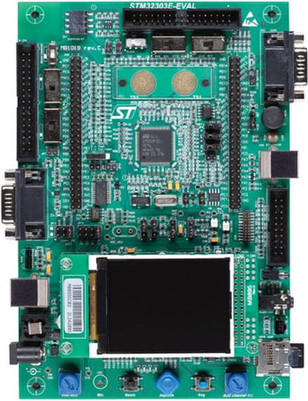 STM32303E-EVAL, Evaluation board for STM32F301/302/303 lines - with STM32F303VE MCU