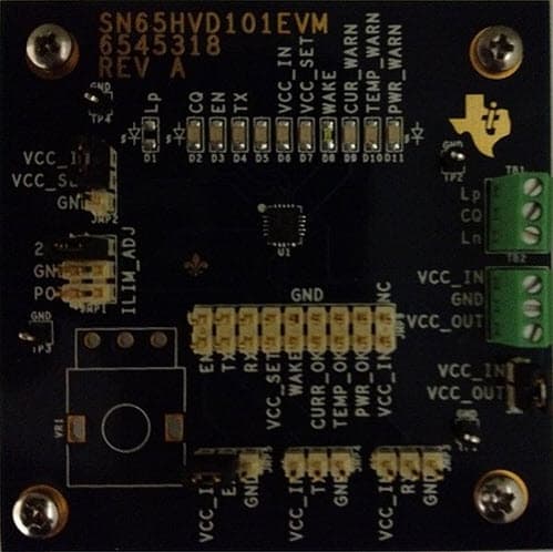 SN65HVD101EVM, Evaluation Module for the SN65HVD101 IO-Link Device Transceiver