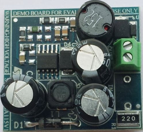 STEVAL-ISA115V1, Demonstration Board for 12 V, 150 mA non-isolated Buck Converter using VIPer Plus - VIPER06XS