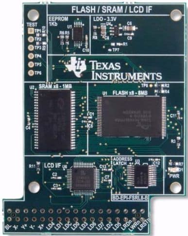 DK-LM3S9B96-FS8, Stellaris Flash and SRAM Memory Expansion Board for Evaluating the Stellaris LM3S9B96 ARM Cortex-M3-based Microcontroller