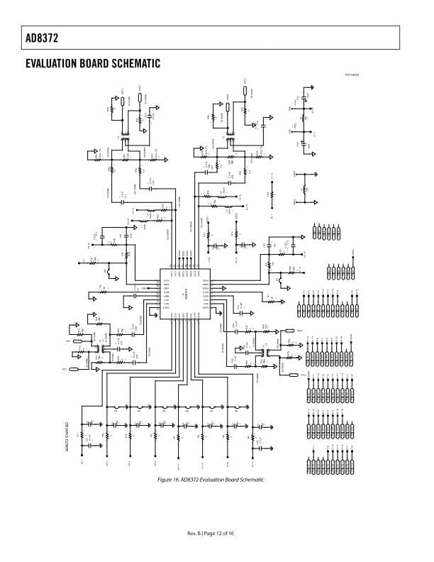 AD8372-EVALZ, Evaluation Board for the AD8372 Programmable Dual VGA