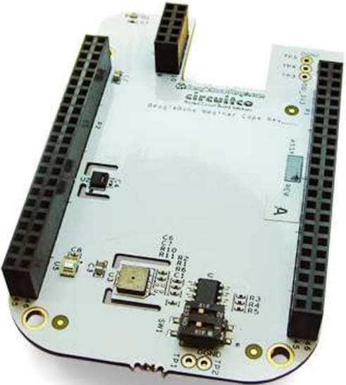 BB-BONE-WTHR-01, BeagleBone Weather Cape provides a Weather Data for the BeagleBone including Temperature, Barometric Pressure, Humidity and Ambient Light