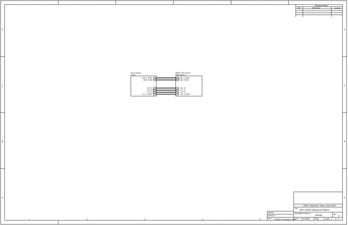 TLV320AIC21EVM, Development Tools, Evaluation Module for TLV320AIC21