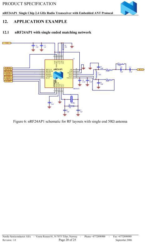 NRF24AP1-EVKIT, Single Chip 2.4 Ghz Transceiver With Embedded Antenna Protocol Development Kit