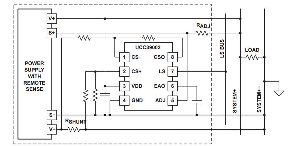 Typical Application for ADVANCED 8-PIN LOAD-SHARE CONTROLLER