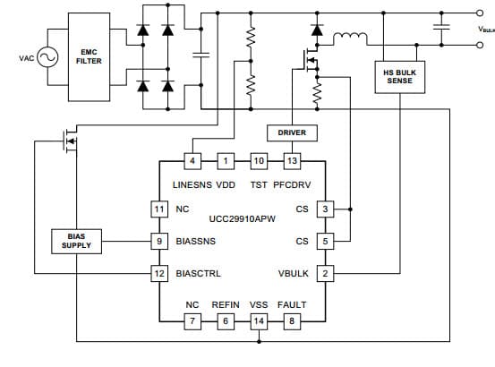 Typical Application for Buck PFC Controller