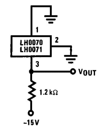 Typical Application for Negative 10V Reference