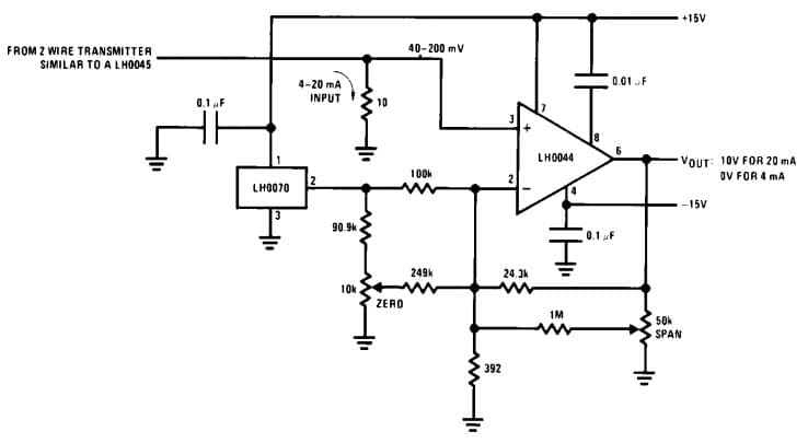 Typical Application for Precision Process Control Interface