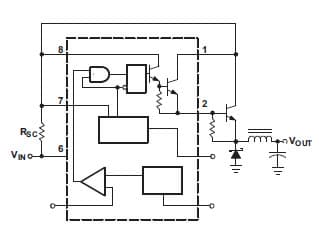 Typical Application for MC33063A 1.5-A Peak Buck Regulator Switching Regulators with External NPN Switch Configurations for Higher Peak Current