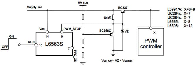 Typical Application for L6563STR Enhanced Transition-Mode PFC Controller