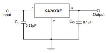 Typical Application for KA7818AE, 3-Terminal 1A Positive Voltage Regulator for DC Parameters