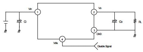 Typical Application Circuit for KA378R12C Low Dropout Voltage Regulator