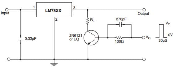 Typical Application for LM7810ACT 3-Terminal 1A Positive Voltage Regulator for Load Regulation