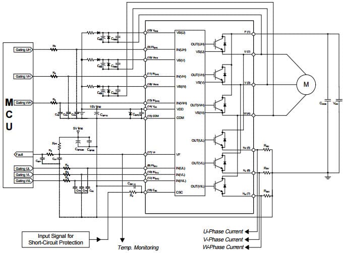 Typical Application for FNA51060T3 Motion SPM 55 Series