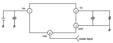 Typical Application Circuit for KA78R05 Low Dropout Voltage Regulator