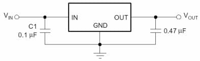 Typical Application for LDK715 High input voltage 85 mA LDO linear regulator