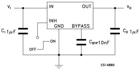 Typical Application for Ld3985 Ultra Low Drop-Low Noise Bicmos Voltage Regulators Low Esr Capacitors Compatible