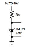 Typical Application for LM329 Simple Precision Voltage Reference