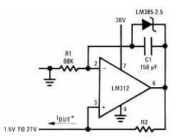 Typical Application for LM285-2.5-N Micro-power Voltage Reference Diode